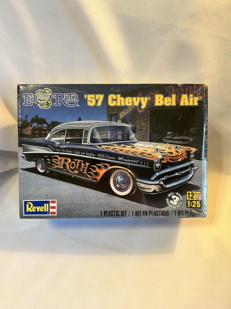 REVELL CHEVY ’57 Bel AIR Ed “BIG DADDY” Roth model kit NEW in FACTORY SEALED BOX