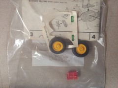 Vintage Monogram Jeep CJ-7 Off-Road 1/24 Model Kit #2231 Partially Built Parts