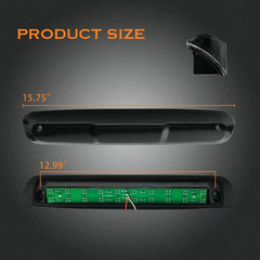 Third 3rd Brake Light, LED High Mount Stop Light for 2007-2013 Chevy Silverado/G