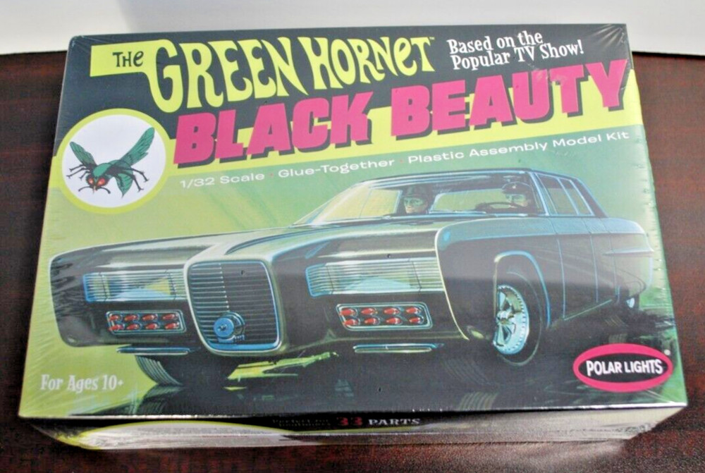 POLAR LIGHTS GREEN HORNET TV SHOW IMPERIAL BARRIS 1/32 PLASTIC MODEL CAR KIT F/S