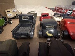 Lot Of 18 Vintage Junkyard Models Smaller Scales Need Work Parts Missing
