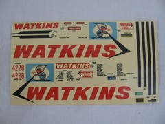 Vintage 1971 AMT 1/25 Watkins Fruehauf 40ft. Reefer Semi Trailer Kit #T507 Read!