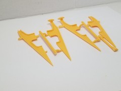 D8H Caterpillar Bulldozer LEFT & RIGHT DIAGONAL BRACES from AMT 1:25 Model Kit