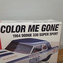 Lindberg Roger Lindamood Autograph Me Gone 1964 Dodge 330 Super Sport NEW