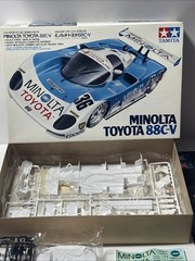 Vintage Tamiya Minolta Toyota 88C-V Race Car Model Kit 1/24 24079