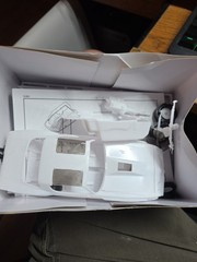 Monogram 1/24 scale 79 Pontiac Firebird Street Machine Model Partially Assembled