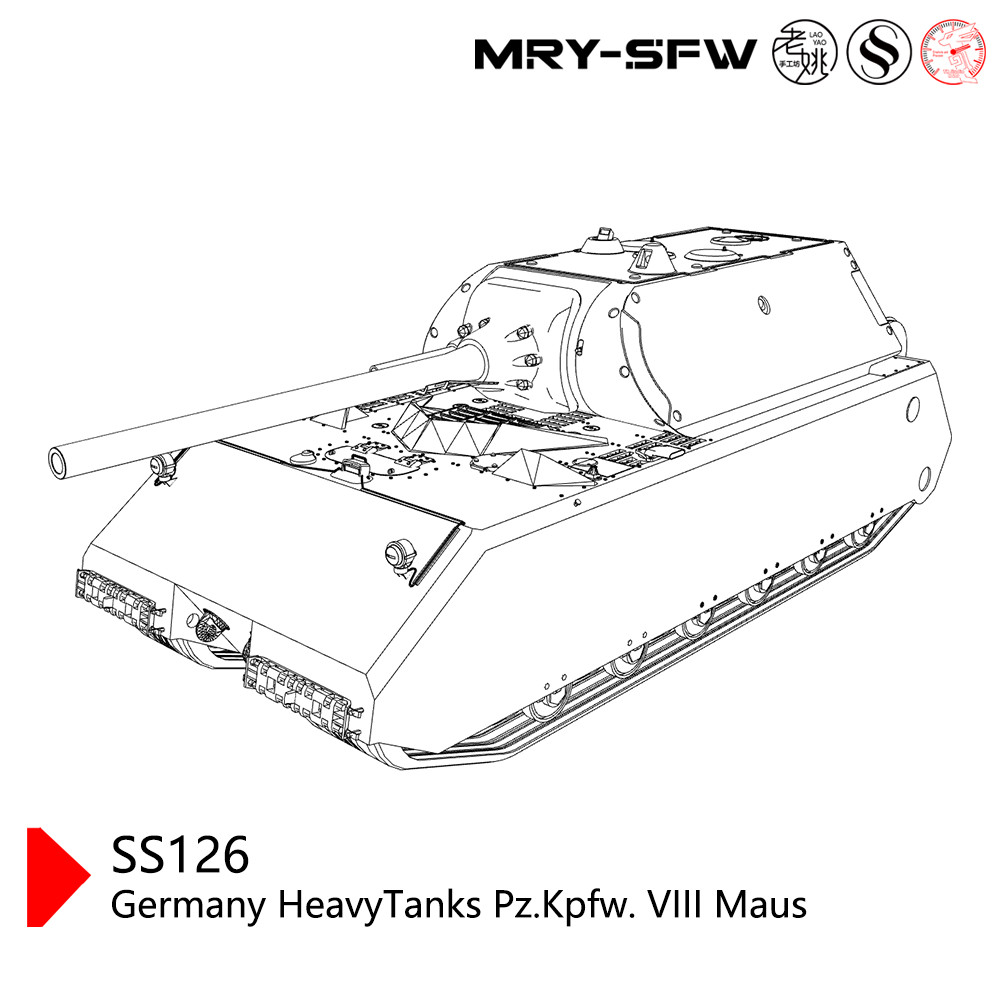 MRY-SFW 1/200 Germany HeavyTanks Pz.Kpfw. VIII Maus