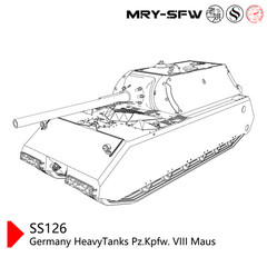 MRY-SFW 1/200 Germany HeavyTanks Pz.Kpfw. VIII Maus