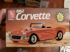 1962 Corvette Convertble AMT 1:25 Build 3 Ways New Open Box Complete