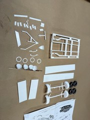AMT Double Axle Car Trailer Cal Combo Drag Set 1/25 Scale Race Hauler BRAND NEW