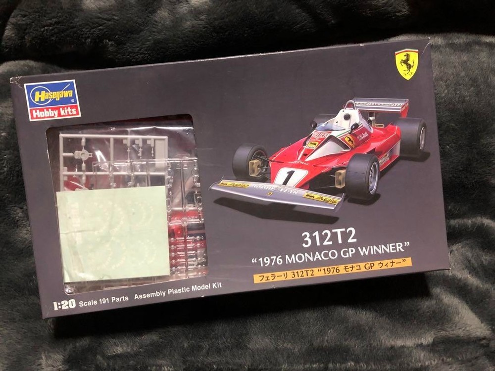 Hasegawa 1/20 Ferrari 312T2 1976 Monaco GP Winner FG-1 Model Kit