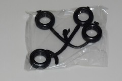 REVELL 1970 DODGE CHALLENGER T/A 85-2596 ⭐PARTS⭐ RUBBER TIRE PACKAGE 1:24