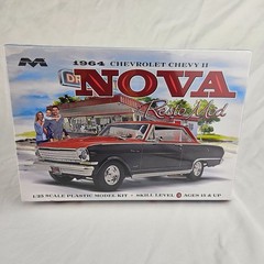 Moebius Models 1964 Chevrolet Chevy II Nova Resto Mod 1/25 Scale Model Kit