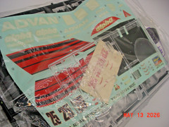 Hasegawa Advan Porsche 962C 1/24 Model Kit UPRM