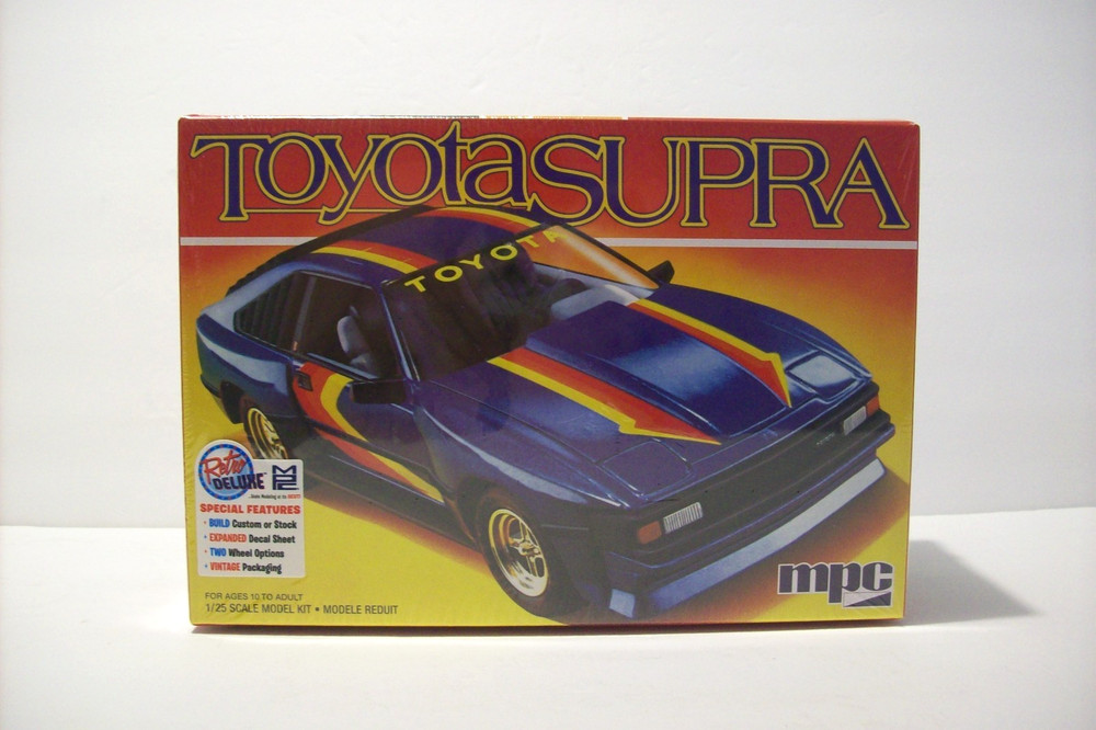 mpc Toyota Supra, Many Optional Parts! 104 Pcs. Factory Sealed, 1/25, 2025!