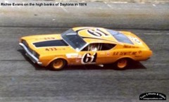 #61 Richie Evans B.R. Dewitt Torino 1969 1/24th Scale Waterslide Nascar Decals