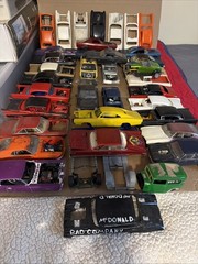 Lot Of 37 Vintage Junkyard Model Parts & Bodies Chargers ‘57 Chevy Impala Monte