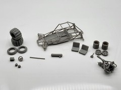 Two-seater Old School Dune Buggy Fully Detailed 1/25 Scale Model Kit