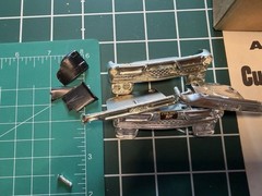 HTF OG VTG AMT 1959 FORD GALAXIE CONVERTIBLE #139 1-CK Car Kit Started + XTRAS