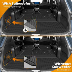 Cargo Mat Compatible with 2024 2025 2026 Toyota Grand Highlander: Cargo Liner wi