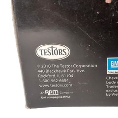 Testors 1968 Black Chevy Chevelle SS 396 Silver Series Metal Model Kit 2010