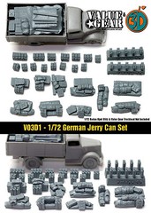 1/72 German Jerry Can Set – Value Gear War Gaming Dioramas – Brail Scale