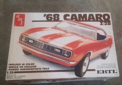 Vtg 1987 AMT ERTL 1968 Chevrolet Camaro Z-28 Model Kit 6559 Complete Open Box
