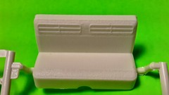 1963 Nova Chevy II Station Wagon 1/25 Interior Tub Dash Steering Wheel Seat Part