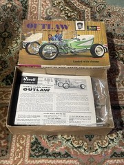 962 Revell H-1282 Big Daddy Roth Outlaw 1/25.Sc Model Kit Unbuilt w/Instructions