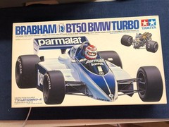 Tamiya Brabham BT50 BMW Turbo Grand Prix Kit # 200017 Opened but Complete1/20