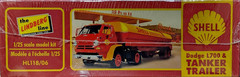 Shell Dodge 1700 & Tanker Trailer Lindberg 1:25 NEW FACTORY SEALED *US Seller*