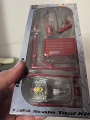 NASCAR Motorworks Item #42301 Tool Kit 1:24 Scale Die-Cast Red Factory Sealed