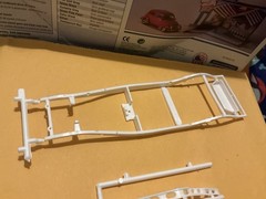 1 24 scale model parts Hi way Scenes 37 Ford Frame And Crossmember Only