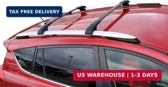 BrightLines Aero Roof Rack Cross Bars Compatible with Toyota RAV4 2013-2018