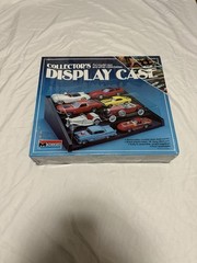 Vintage Monogram Model Car Collector’s Display Case NOS