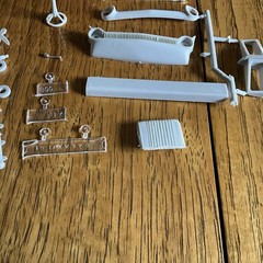 Built Model Car, STARTED AMT Skyline Kit Ford Galaxy Vintage Type Race Car