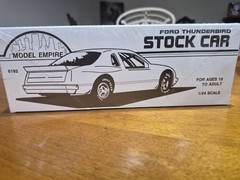 Factory Sealed Blank Model Kit. Ford Thunderbird stock Car. Limited Edition.