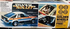 MPC 0710 1980 Silver Bullet Dodge Omni O24 vintage Car Model KIT 1/25 McM Niob