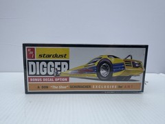 AMT 602 Plymouth HEMI Digger Cuda Dragster 1:25 Sealed Model Kit