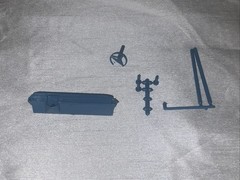 Jo-Han BLUE Cadillac El Dorado 1/25 Snap Kit Damaged/ Missing Parts NO BOX