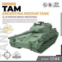 SS144787 V2.0 1/144 Military Model Kit Argentina TAM Medium Tank 3D PRINTING