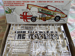 SUPER RARE! *ORIGINAL VINTAGE MPC WARLORD CAMARO FUNNY CAR KIT *SEALED-BAGS!