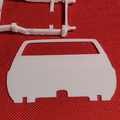 Body Shell & Frame 1977 Chevy Custom Pickup 1:25 Scale Model Car Part Revell