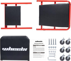 Mechanic Creeper 36-Inch 3-In-1 Mode Z Seat 340Lbs Capacity, Foldable Garage Adj