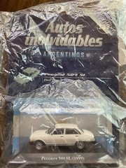 NEW INOLVIDABLES PEUGEOT 504SL 1999 SCALE DIECAST MODEL 1:43 BROCHURE & BUBBLE