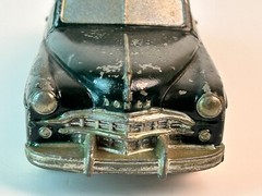 National Products Pot Metal 1949 Dodge Promo Car with Base Plate