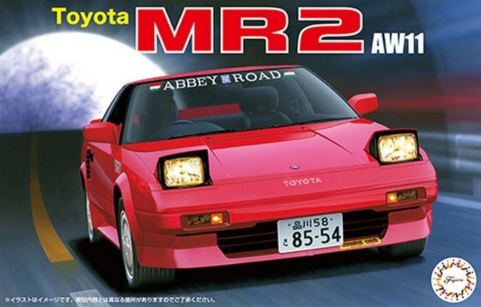 Fujimi 04628 ID-110 1/24 Scale Model Sports Car Kit Toyota MR2 MK1 AW11