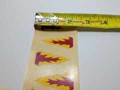✨VINTAGE✨ DECALS – Model Kit Cars / Slot Cars – Flames – Prentice Stickers