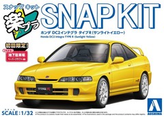 Aoshima 1/32 ACURA INTEGRA TYPE R Snap Model Kit -YELLOW-