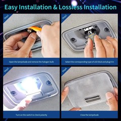 Zakolak 42 Pieces Interior Car Lights, Super Bright White Dome Map Tail Cab Ligh